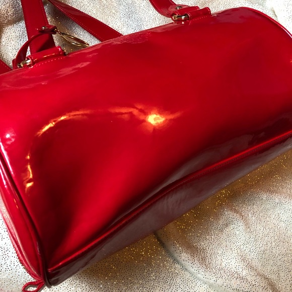 Rare Red Ralph Lauren red purse - Picture 2 of 6